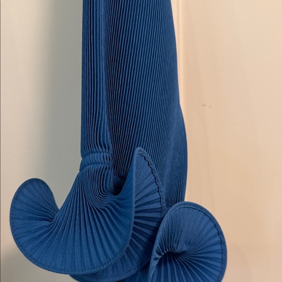 Tibi Royal Blue Long Sleeve Dress - Picture 2 of 4